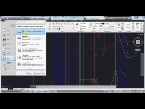 How to export AutoCAD dwg file to pdf