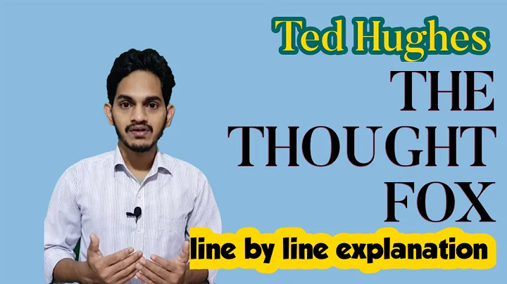 The Thought Fox | Poem in Malayalam | By Ted Hughe...