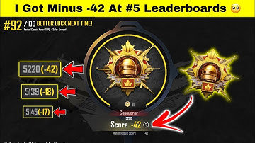 I Got Minus -42 At #5 Leaderboards 🥺- SAMSUNG A3,A5,A6,A7,J2,J5,J7,A5,S6,S7,59,A10,20,30,50,A70