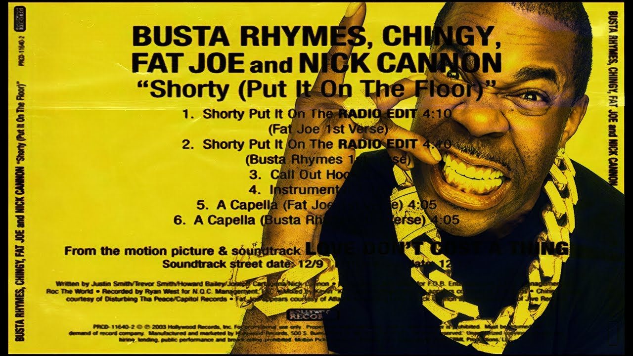 BUSTA RHYMES, CHINGY, FAT JOE & NICK CANNON – Shorty Put It On The