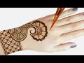 back hand easy mehndi design - mehndi design easy and beautiful step by step 2020