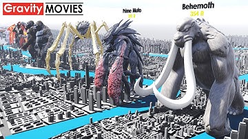 Monsterverse Size Comparison