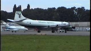 Atlantic Airlines Lockheed Electra at Antwerp Airport, 1999