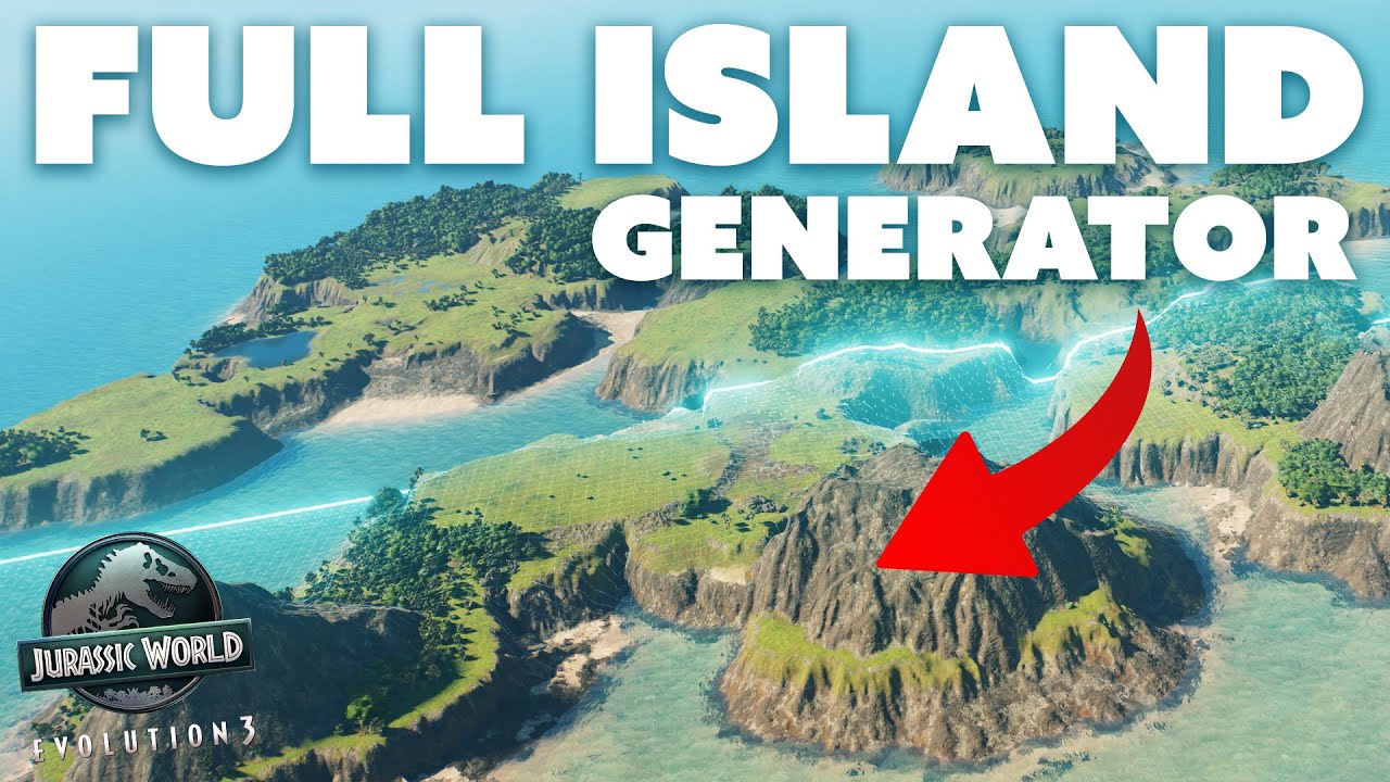 🔲 RANDOM ISLAND GENERATOR In Jurassic World Evolution 3! - YouTube