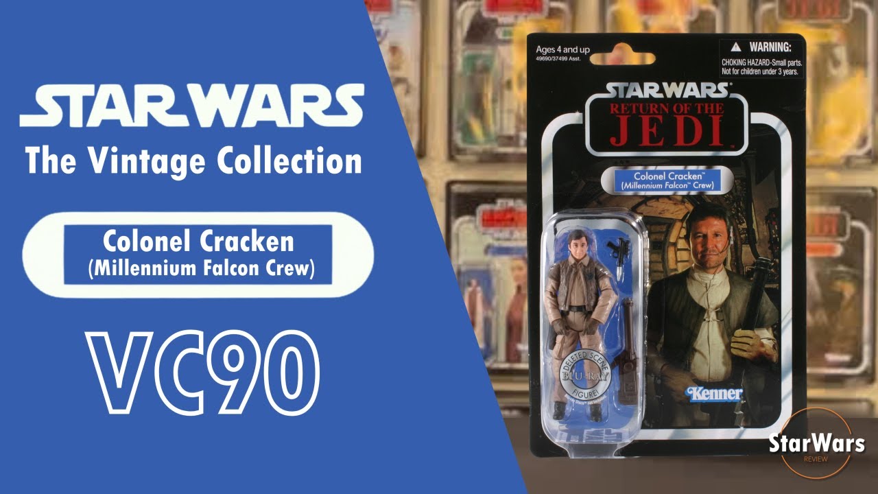 Figurine Star Wars TVC - Colonel Cracken VC 90 - Kenner 2010 - Neuve