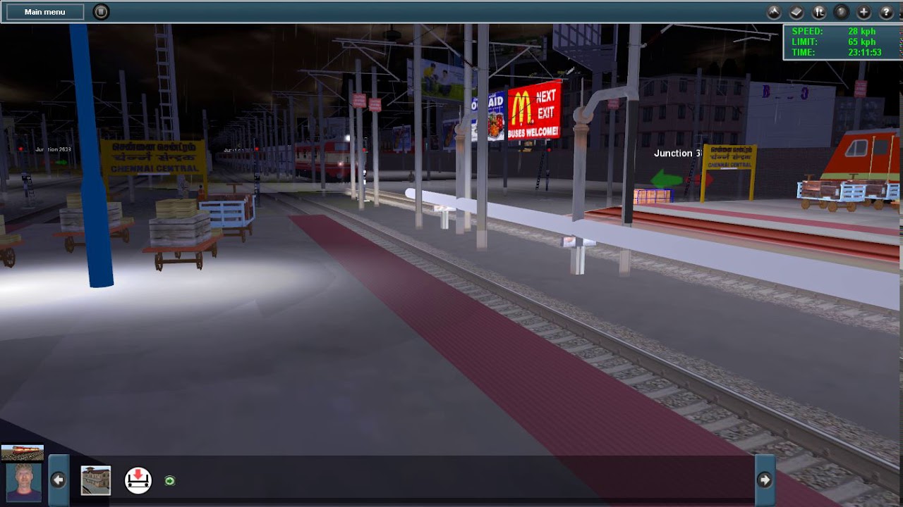 Indian Rail Simulator Game play in Trainz 2012