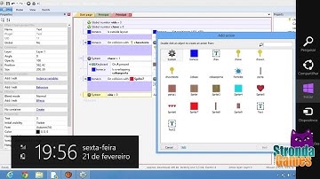Construct 2 - Vídeo Aula De Como Coloca Vida no Seu Jogo Com Imagem | Plataforma 2D |