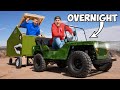 Micro jeep overnight survival challenge