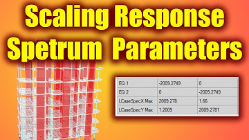 ETABS 2016 - Dynamic Analysis:  Scaling Response Spectrum Parameters (Arabic tutorial) - Step 29