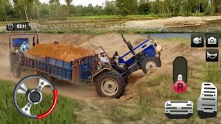 Real Tractor Trolley Simulator Game – Android GamePlay – Mk T9 Gaming screenshot 5