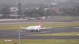 Qantas 737-838 Vh-Vzh - Arrival At Sydney