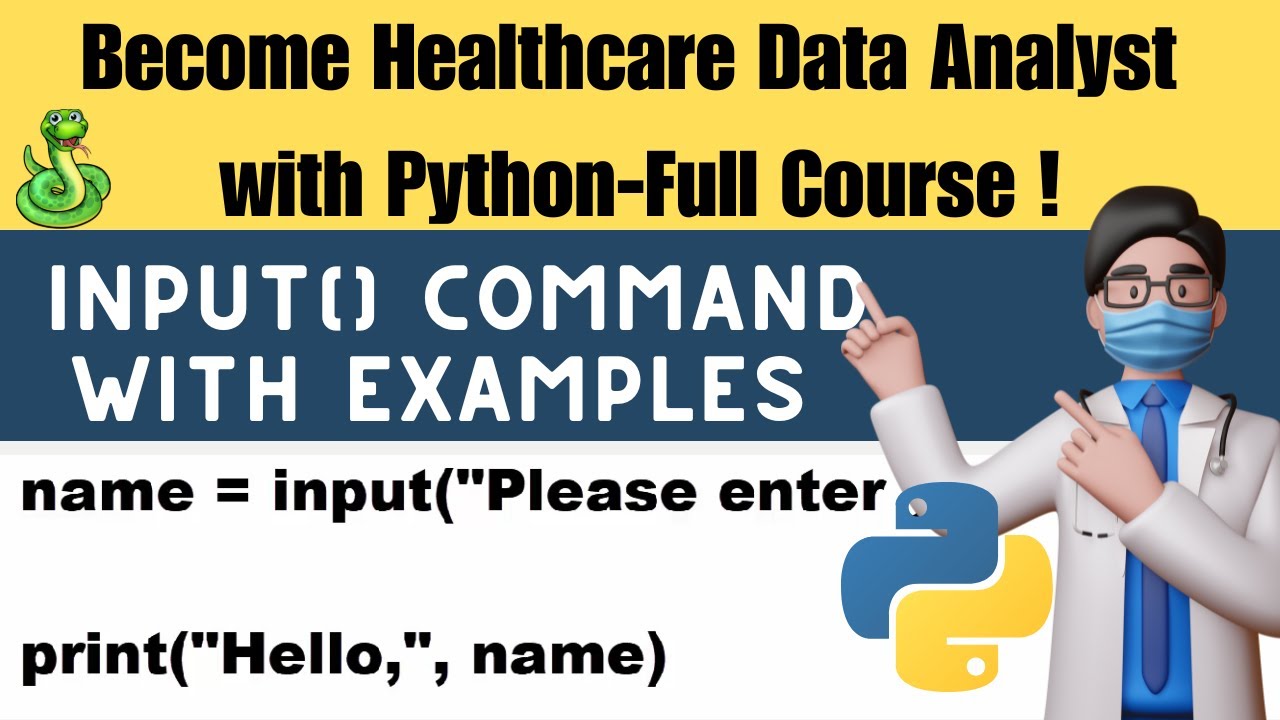 input() Function in Data Analysis with Example | Python Tutorial for ...
