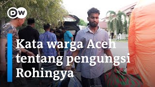 Pengungsi Rohingya diberi bantuan ini di Aceh | DW News