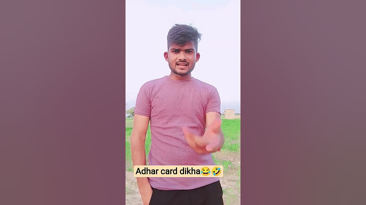 आधार कार्ड दिखा 😂🤣#trandingshorts #comedy #adharcarddikha #shorts #ytshorts #funny