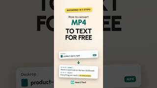 How to Convert MP4 to Text for Free (3 Steps)