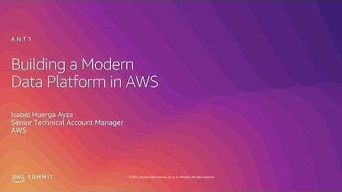 Building a Modern Data Platform on AWS