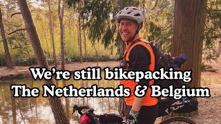 BIKEPACKING BELGIUM AND THE NETHERLANDS 2024  PART 2! Camping Siesta to Tulderheyde Camping!