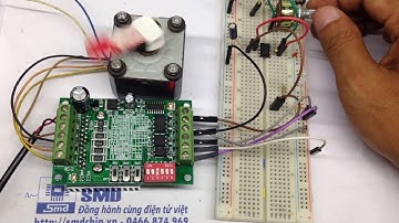 Test Module điều khiển động cơ bước TB6560