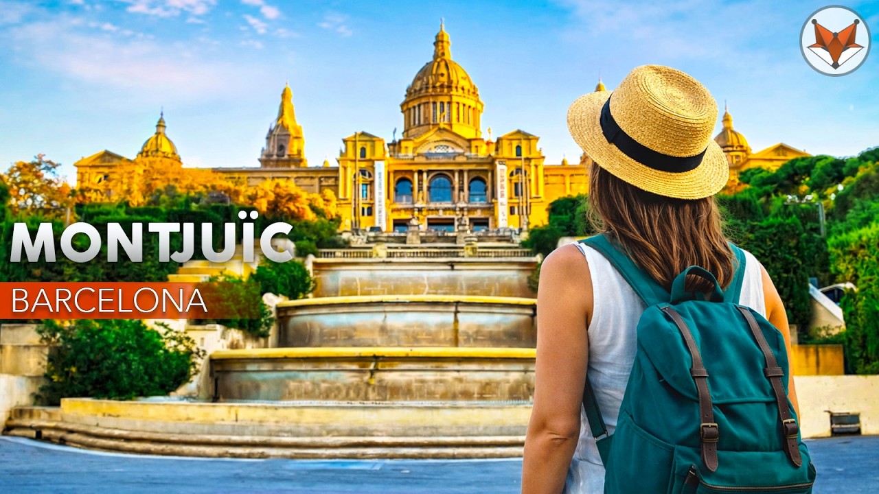 Барселона Монжуик | Walking Tour 4K по Олимпийскому кольцу