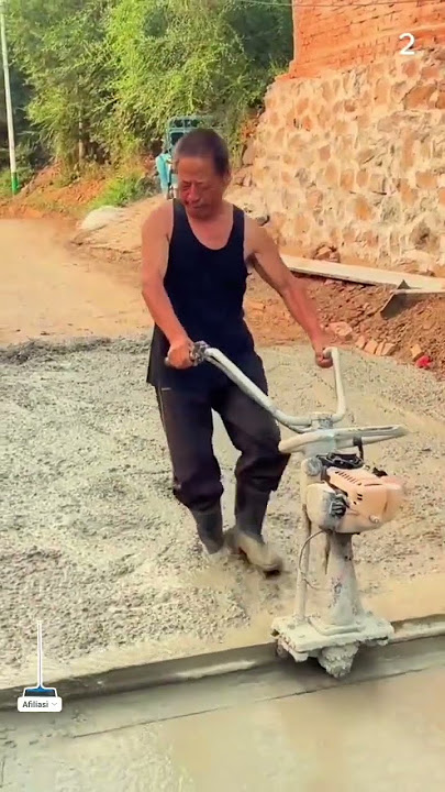 Alat canggih untuk meratakan cor dengan sangat mudah #shorts