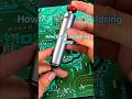 How to use Desoldring Pump #diy #project #electrical #electronics #discovery #soldering #relax #rain