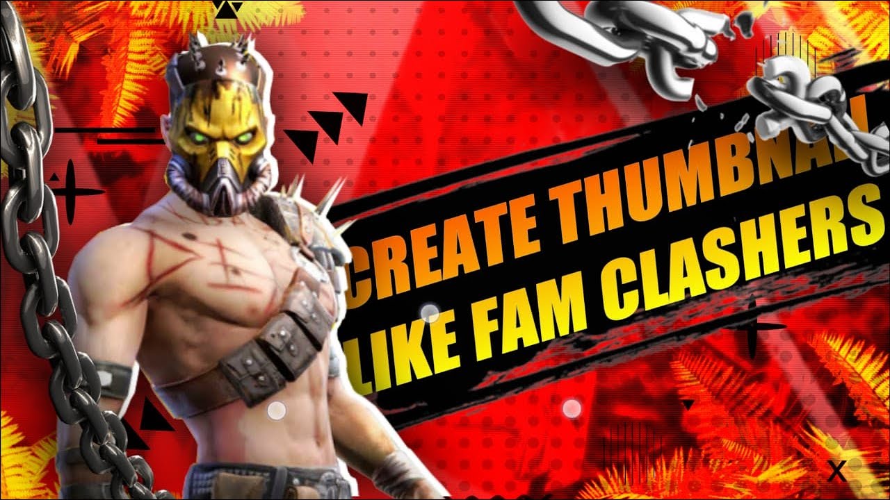 How to make thumbnail like FAM CLASHERS || EDITZ EXTENDED