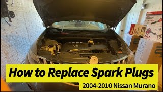 How To Replace Spark Plugs and Coils 2004-2010 Nissan Murano