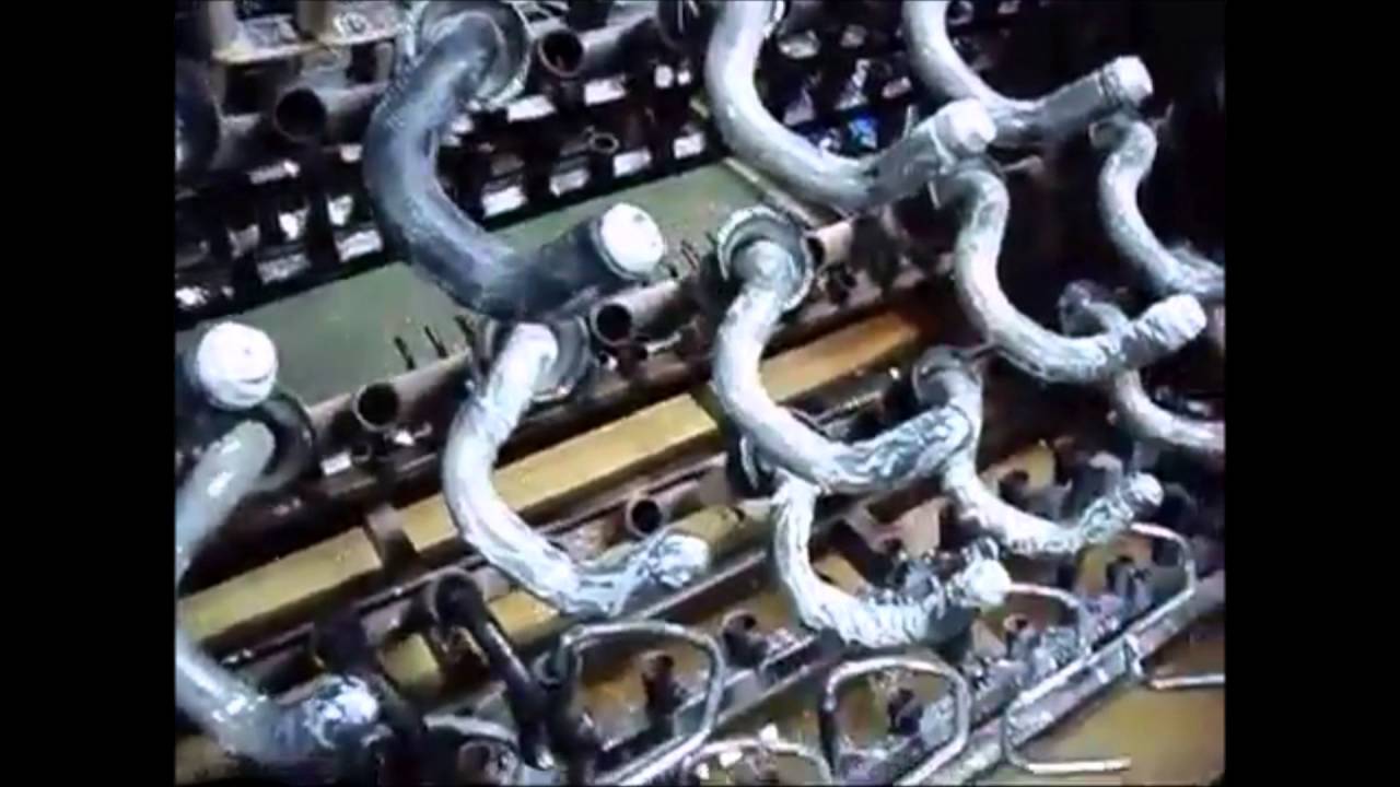 Vulcanizacion de mangueras formadas de caucho en autoclave