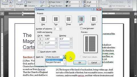 Microsoft Word 2007 ENG TB 06 09 Work with Columns