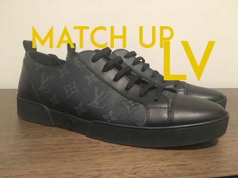 Louis Vuitton Match Up Leather Low Trainers, Luxury, Sneakers