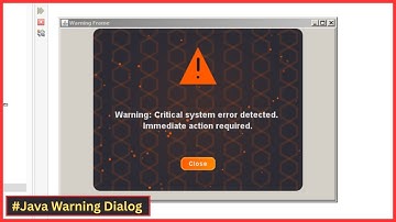 Java - How To Design An Animated Warning Dialog in Java NetBeans [ Java Warning Message Box 2 ]