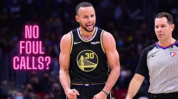 Steph Curry does not get foul calls | NBA 2021