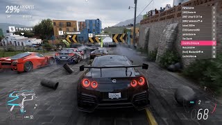 Forza Horizon 5  My First Races in S1 Online Custom Racing w/ Widebody Nismo GTR