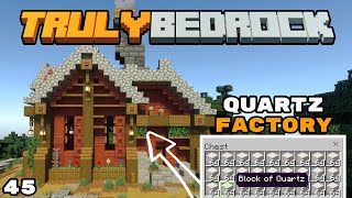 Mega Quartz Factory & Sculk Shenanigans! - Truly Bedrock Season 4 Minecraft SMP Episode 45