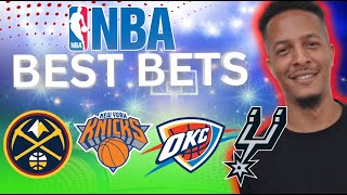 Wednesday NBA BEST Bets! Nuggets vs Knicks & Thunder vs Spurs