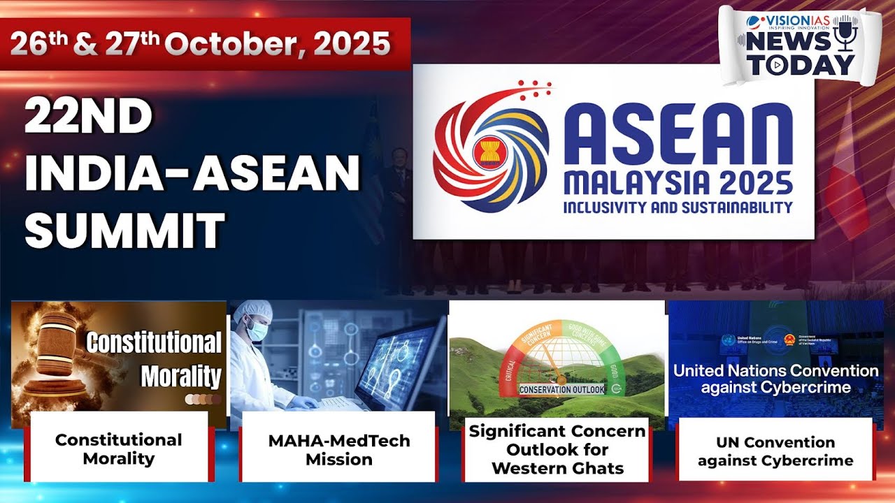 News Today | Daily Current Affairs | 26th & 27th October, 2025 - YouTube