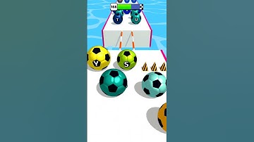 AZ Run Game ـ ASMR Ball Run level 166 #Rungame