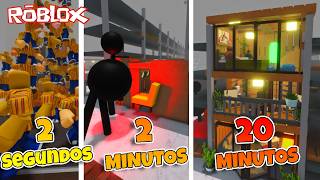 🔥 RETO BASE en 2 SEGUNDOS vs 2 MINUTOS vs 20 MINUTOS contra 100 EMPLEADOS