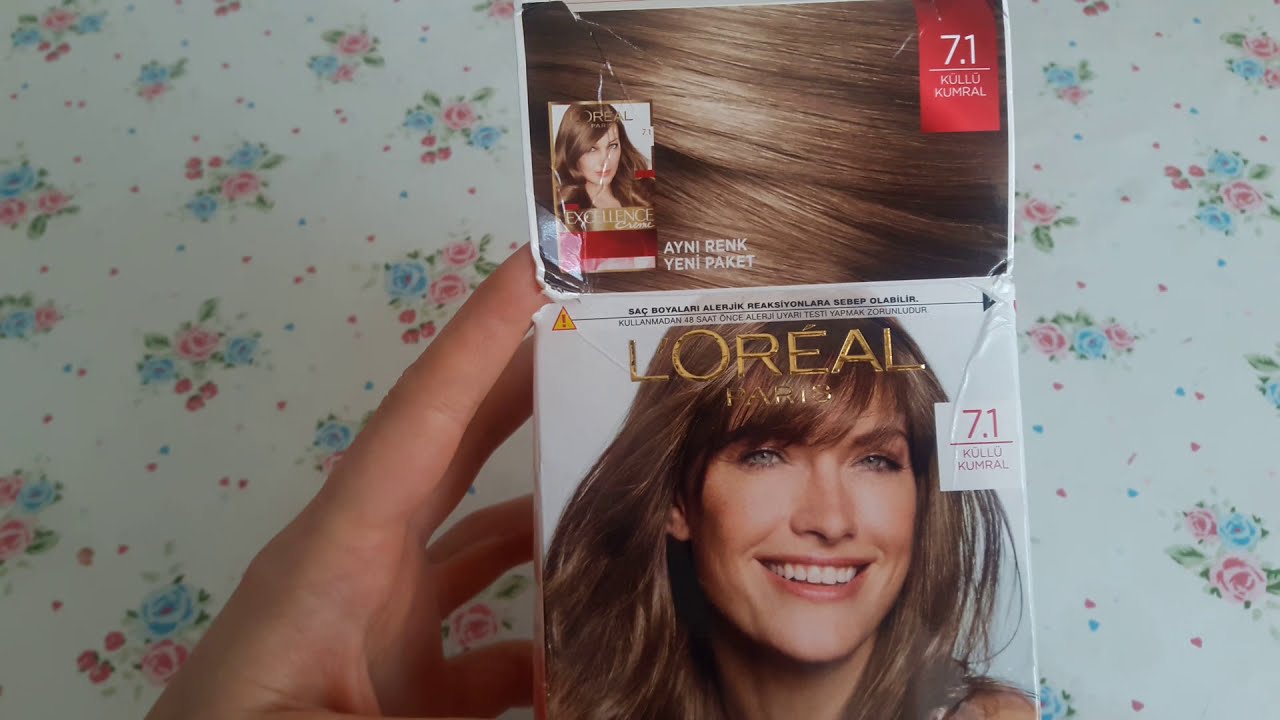 Loreal Excellence 7 1 Kullu Kumral Kutu Icerigi Ve Kullanimi Youtube Loreal Excellence 7 1 Kullu Kumral Kutu Icerigi Ve Kullanimi Youtube
