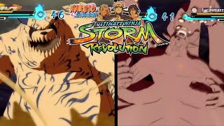 Naruto ultimate ninja storm revolution ps3 transformações gigantes 2023