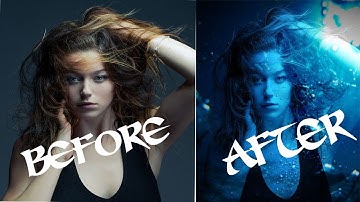 Photoshop Tutorial | Underwater Effect in Photoshop | Photo Effects (Easy)