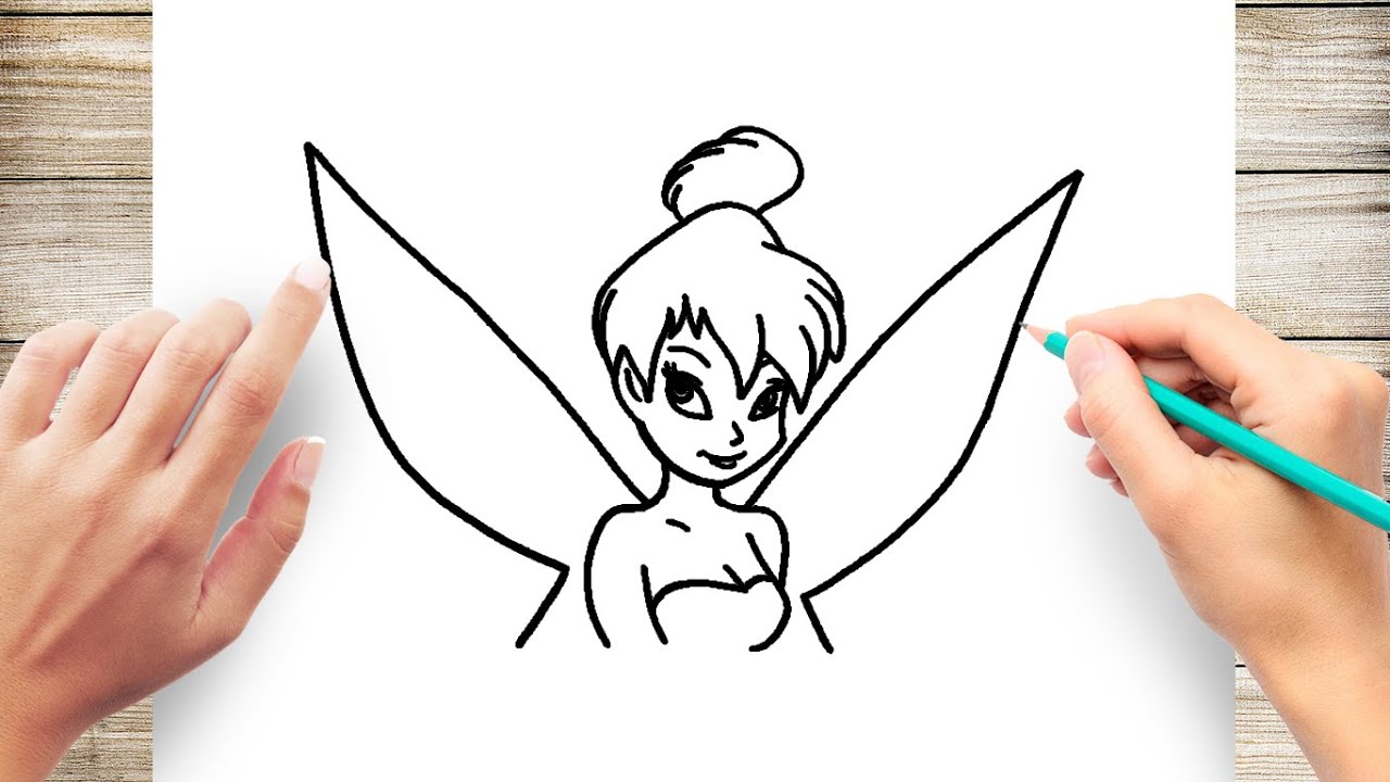 Sketching Neverlands Fairy How to Draw Tinker Bell in 12 Steps