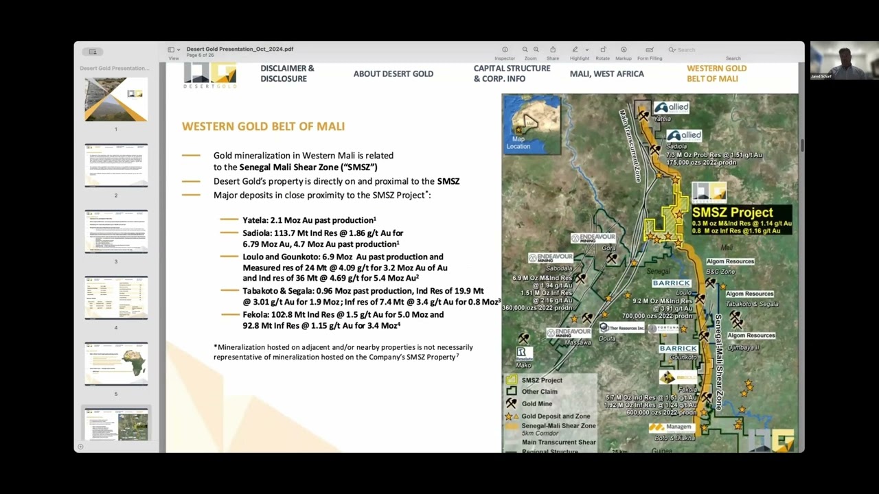 13. IIF - Desert Gold Ventures Inc.