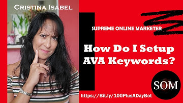 HOW TO SETUP AVA KEYWORDS FOR TEXTBOTAI