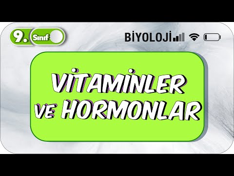 Vitaminler ve Hormonlar  | Öğrenme Garantili Özet Anlatım  #2023