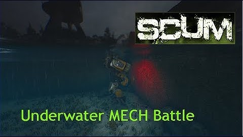 SCUM - Mech Falls Off Pier at Naval Base