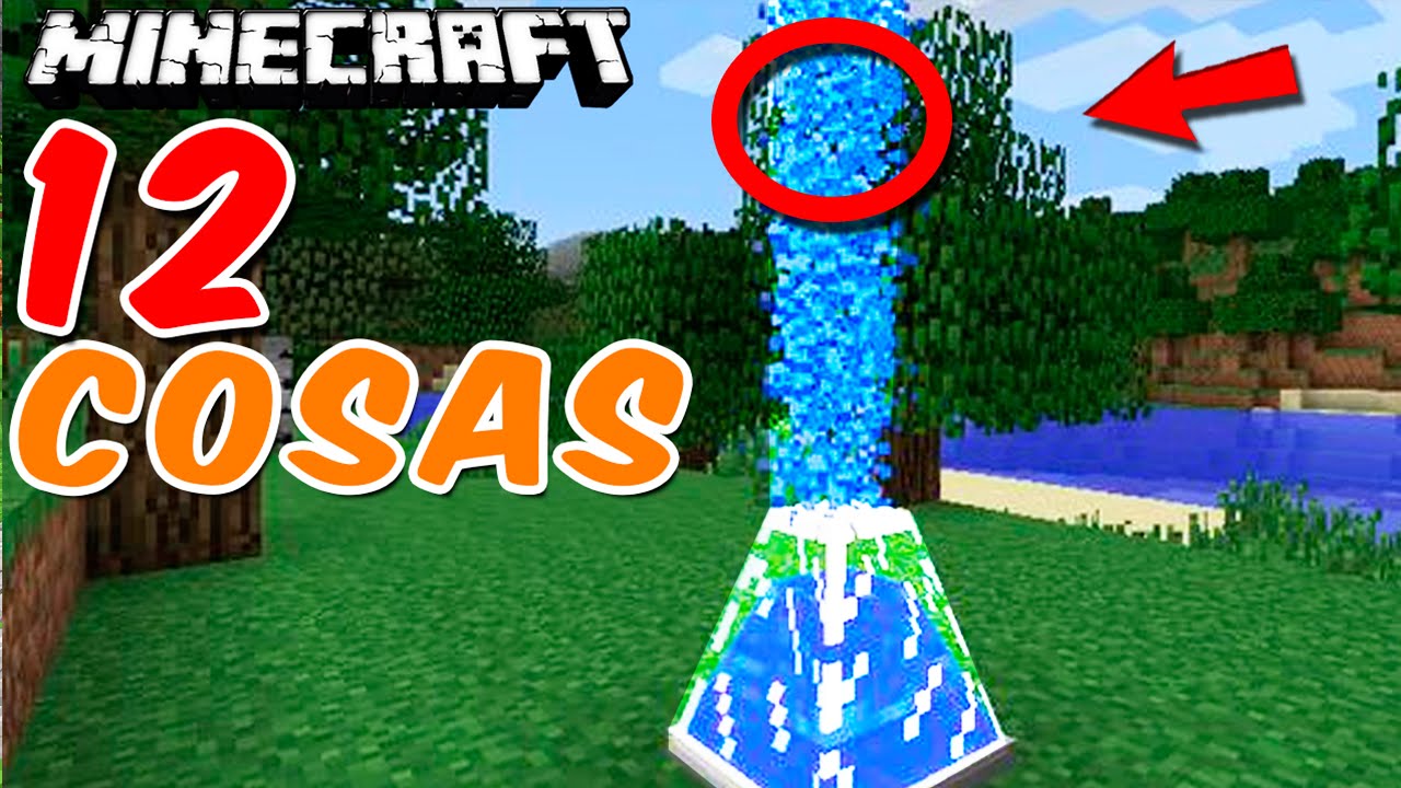Minecraft - 12 Cosas que No Sabías del AGUA - Rabahrex