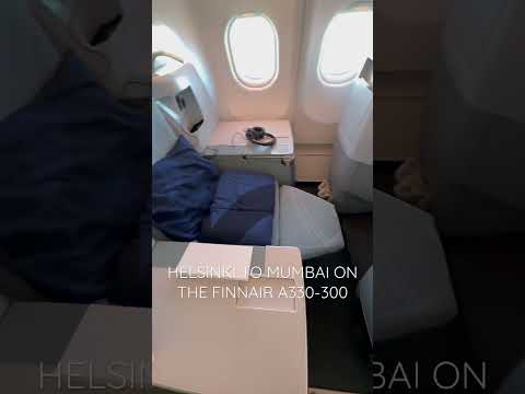 वीडियो: एयरबस A330 पर फिनएयर के बिजनेस क्लास की समीक्षा
