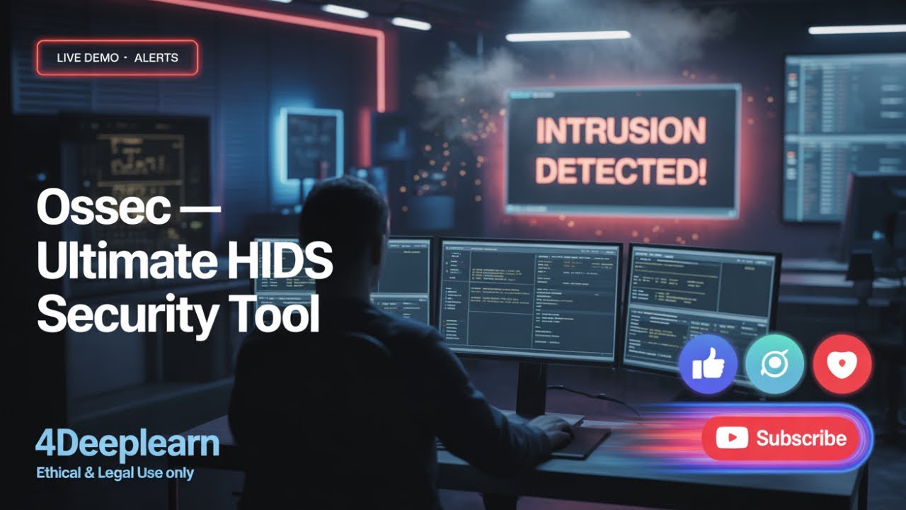 OSSEC HIDS Tutorial 🔍 | Host-based Intrusion Detection Explained - YouTube