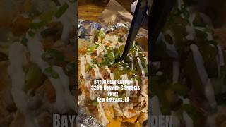 📍Bayou Beer Garden. Those nachos and lemon drop were amazing! #nachos #lemondrop #fun #nola